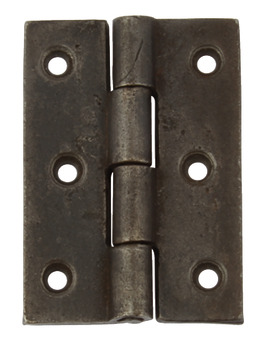 Butt Hinge Cast Iron Self coloured Length x width: 78 x 53 mm Ø 5.0 mm fixing screws required