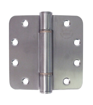 Butt Hinge 114 x 114 mm Grade 316 Stainless Steel Loadmaster ANSI hole pattern (template drilled) Radius corners polished