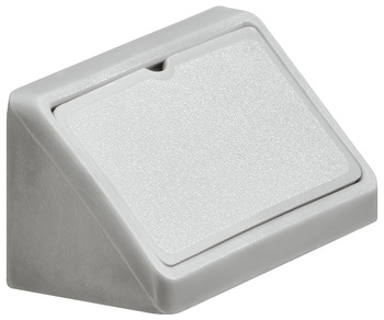 Mini Corner Connector 21x44mm Light Grey