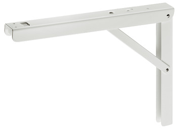 Hinged Bracket Adjustable in 3 Positions Dimensions (AxBxC): 300 x 30 x 200 mm white coated