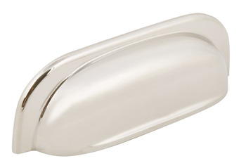 Mayberry Cup Handle Zinc Alloy Polished Nickel 96mm Fixing Centres