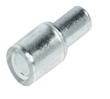 Shelf Support Plug in for Glass Shelves and Ø 5 mm Holes for wooden and glass shelves Galvanized
