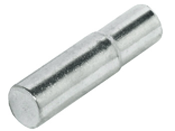 Shelf Support Plug in for Ø 5 mm Hole with Stop For wooden shelves Nickel plated
