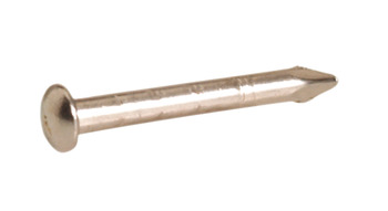 Round Head Metal Pin Steel Brass plated length 15 mm head Ø 3.0 mm pin Ø 1.6 mm