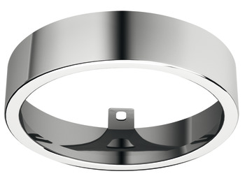 Round Bezel Ø 66.5 mm for Loox LED 2020 2047 2048 3038 3039 Zinc alloy Polished chrome