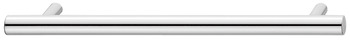 Bella Bar Handle Steel Polished Chrome D12mm 128mm Fixing Centres