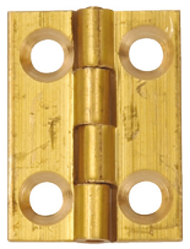Butt Hinge 25 x 19 mm Brass Self coloured