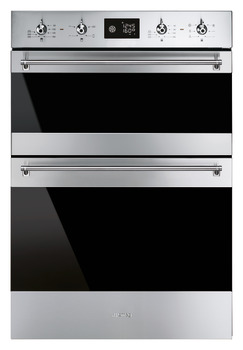 Smeg Cls DOSF6390X Ovn Dbl BI MF Black/Stainless Steel