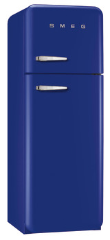 Fridge-Freezer Freestanding Total Capacity 298 Litres Smeg 50’s Style FAB30RBE5 - Blue right hand hinge