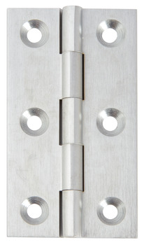 Broad Style Hinge 64 x 35 mm Brass With brass pin Antique brass