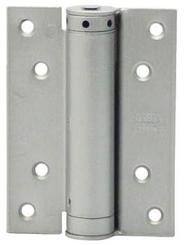 Spring Hinge Single Action 100 x 75 mm Steel Silver lacquered steel