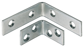 Chair Bracket With 4 Screw Holes Steel Dim. A x B x C  25 x 25 x 15 mm with 4 fixing holes screw size 3.0 mm stainless steel