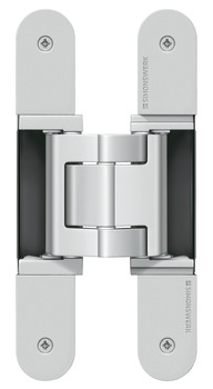 3D Hinge 180° with Integrated Intumescent Kit Tectus TE 540 3D FR Matt black