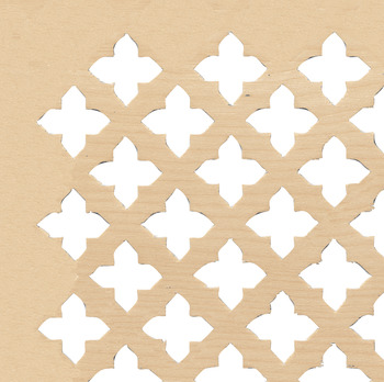 Decorative Vent Panel 1830 x 610 mm 3 mm Thick Wood MDF