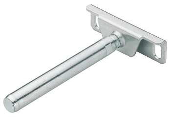 Concealed Shelf Support for Installation into Woodwork or Masonry Walls For concealed mounting of shelves With screw mounting plate for min. shelf thickness: 24 mm galvanized