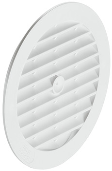 Ventilation Grille Rectangle D123mm Plastic White