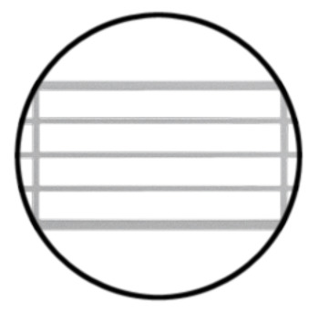 Ventilation Grille Rectangle 57x570mm Aluminium M.Silver Fire Rated - view 2