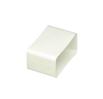 Flat Duct Connector Flame Retardant PVC White System 4a