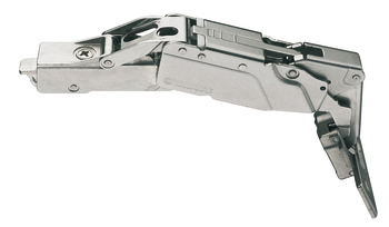 Concealed Cup Hinge 155° Standard Full Overlay Mounting Tiomos Click on arm  With soft close screw fixing cup 45/9.5 nickel plated