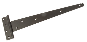 Tee Hinge Medium Pattern Black Steel Length 305 mm Dim. A 100 mm Dim. B 35 mm
