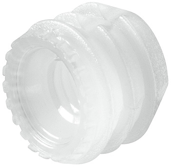 Glue-In Sleeve M4 - M8 Internal Thread Plastic with Grooves for Glue M4 internal thread for Ø 10 mm hole length 10 mm