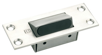 Emergency Release Door Stop for use with Double Action Pivot Sets Allows double action door to operate as a single swing Stainless steel