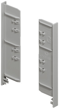 Cover Cap for 90 mm Drawer Sides Height 95 mm Nova Pro Scala To create Nova Pro Scala internal drawers Silver
