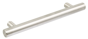 India Bar Handle 304 Stainless Steel D20mm 128mm Fixing Centres