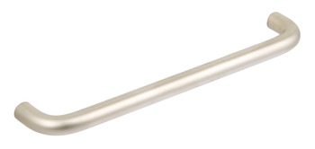 D Pull Handle Steel Matte Nickel D10x28mm 128mm Fixing Centres - view 3