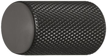 Knob Aluminium Ø 17 mm Graf Matt black