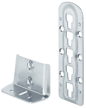Bed Fitting Tie Bar Support Adjustable Steel Height: 140 mm blue galvanized