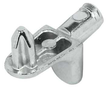 Shelf Support D5mm Plug 125kg Zinc Alloy NP