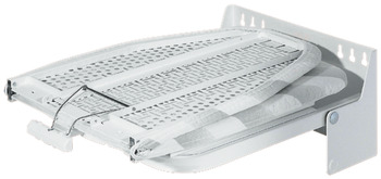 Ironing Board Wall Mounting Ironfix Rotates continuously through 180° Cover colour: Aluminium