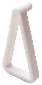 Shelf Retainer Plug-in for Ø 5 mm Holes and for 19 mm Shelf Thickness For 32 mm series drilled holes Transparent