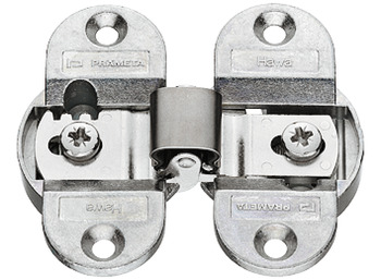 Concealed Mortice Hinge 180° for Folding Doors With automatic closing spring Screw fixing cup - view 2