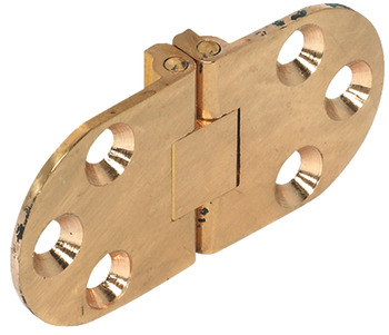 Table Hinge Self Supporting Folding Matt brass