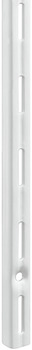 Supporting Channel Length 495-2495 mm Shoptec Shopfitting System Single slotted white RAL 9003 finish length 1495 mm