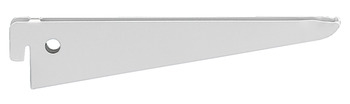 U Bracket Length 170-470 mm Shoptec Shopfitting System With two hooks Silver coloured RAL 9006 finish length 170 mm