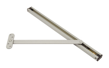 Door Holder Overhead for Outward Opening Doors Steel and Plastic Silver