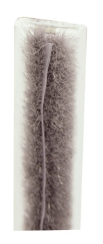 Intumescent Strip with Brush Seal Depth 4 mm FD30 rating length 1050 mm width x depth: 15 x 4 mm white