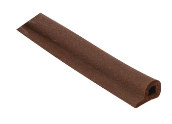 Door Seal Self Adhesive Length 5 m Rubber P Strip Brown