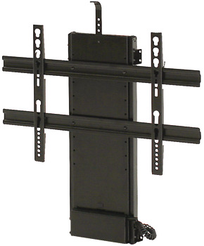 LED TV Lift 3 Section Telescopic Lift Travel 1000 mm Remote controlled with RF and manual switch With automatic reverse function black painted steel