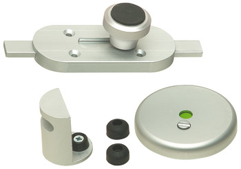 Indicator Bolt Set Cubicle Fittings for 17-21 mm Board Partitions Aluminium Black polyester powder coated finish