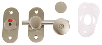 Indicator Bolt Cubicle Fittings 316 L for Glass Partitions PBA Stainless steel fittings Satin finish