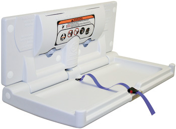 Baby Changing Unit Horizontal Style Supports static load of 113 kg Off white finish
