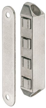 Magnetic Catch Pull 8.0 kg for Screw Fixing Surface Mounted Nickel plated