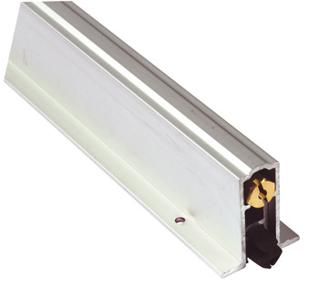 Door Seal Retractable Full Mortice Aluminium Carrier with Solid Neoprene Seal Unhanded Length 1067 mm