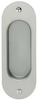 Pull Handle Flush 127 x 45 mm Stainless Steel Suitable for sliding timber doors Satin