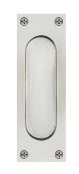 Pull Handle Flush Square Corners Stainless Steel Startec Length 120 mm stainless steel for wooden sliding doors Satin