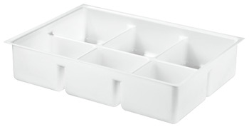 Drawer Insert Deep Height 85 mm Variant-D 2.5 mm material thickness With 6 compartments